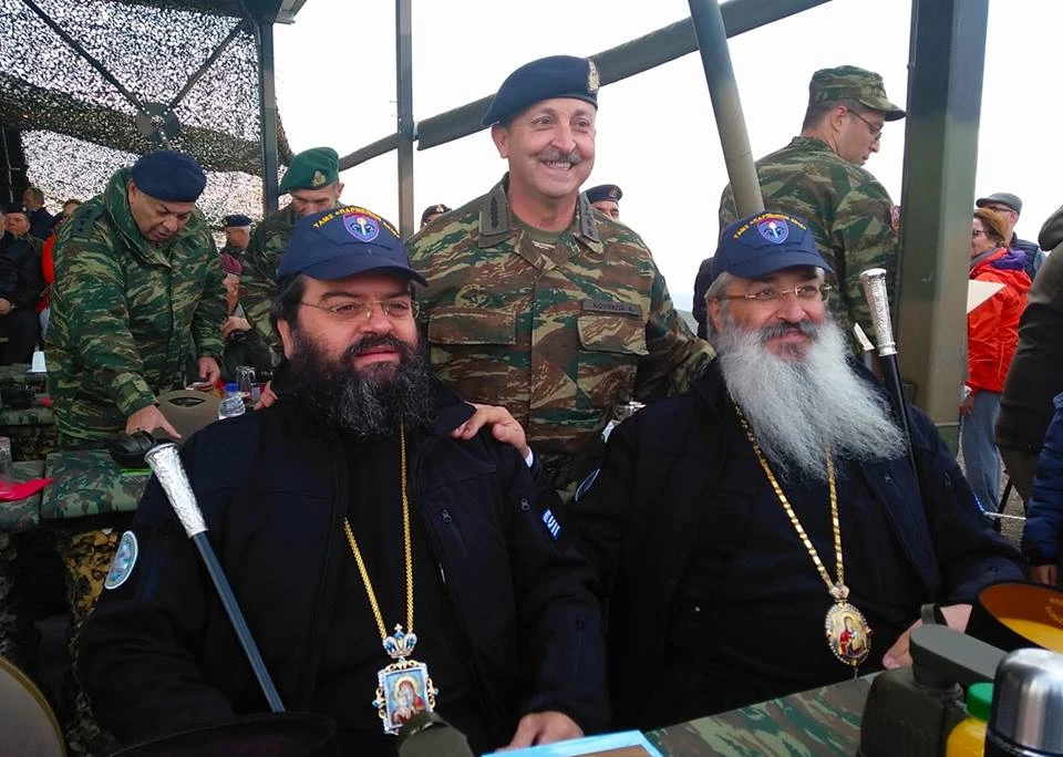 Σε…«μάχιμες» θέσεις παρακολούθησης της άσκησης «Παρμενίων 2018», οι Μητροπολίτες Αλεξανδρούπολης και Κομοτηνής